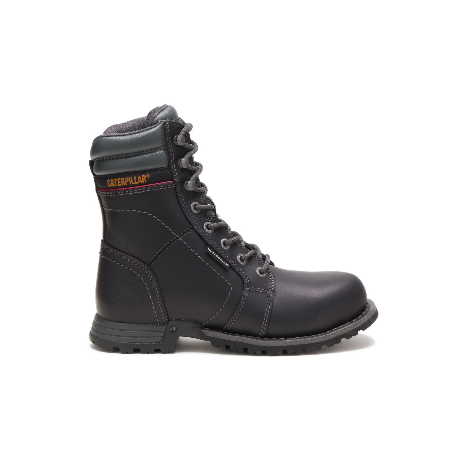 Caterpillar Boots Islamabad - Caterpillar Echo Waterproof Steel Toe Womens Work Boots Black (476583-MJF)